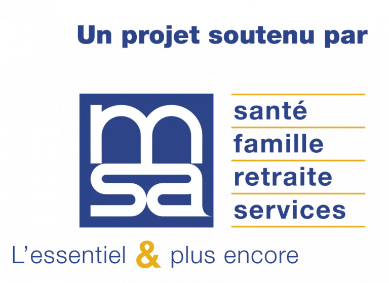 logo de la MSA, santé, famille, retraite, service