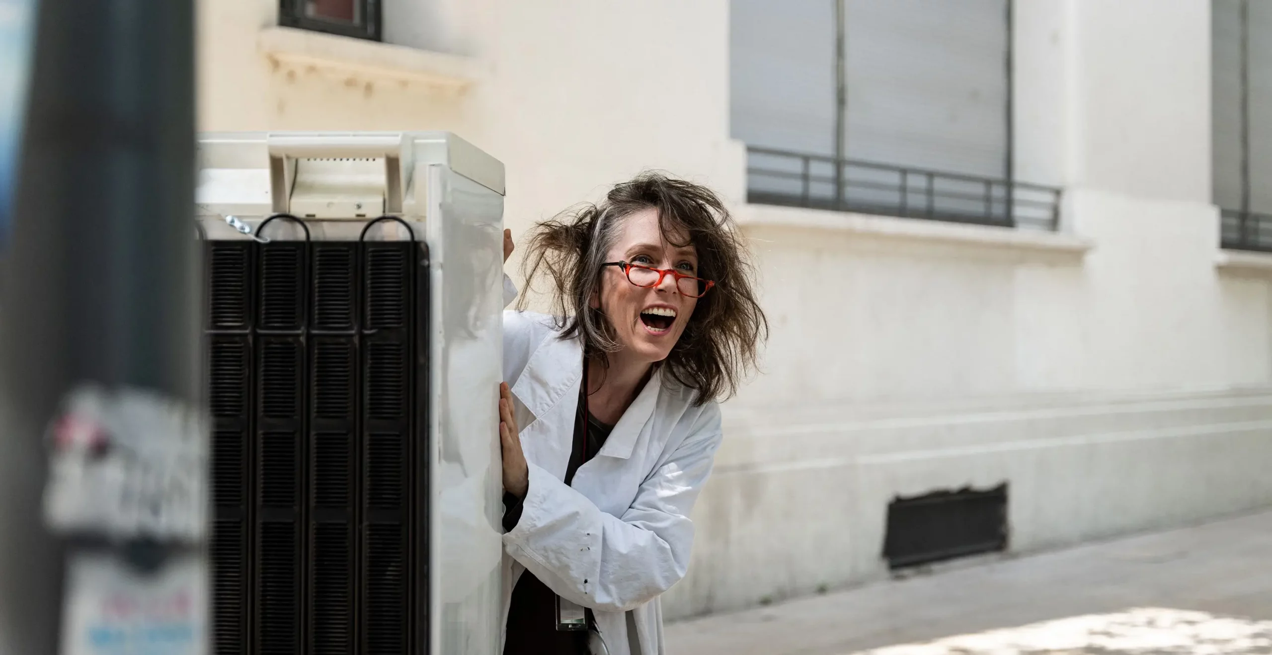 Maud Ardiet dans le commando de lutte contre le réchauffement climatique, spectacle créé par le Théâtre d'Anoukis