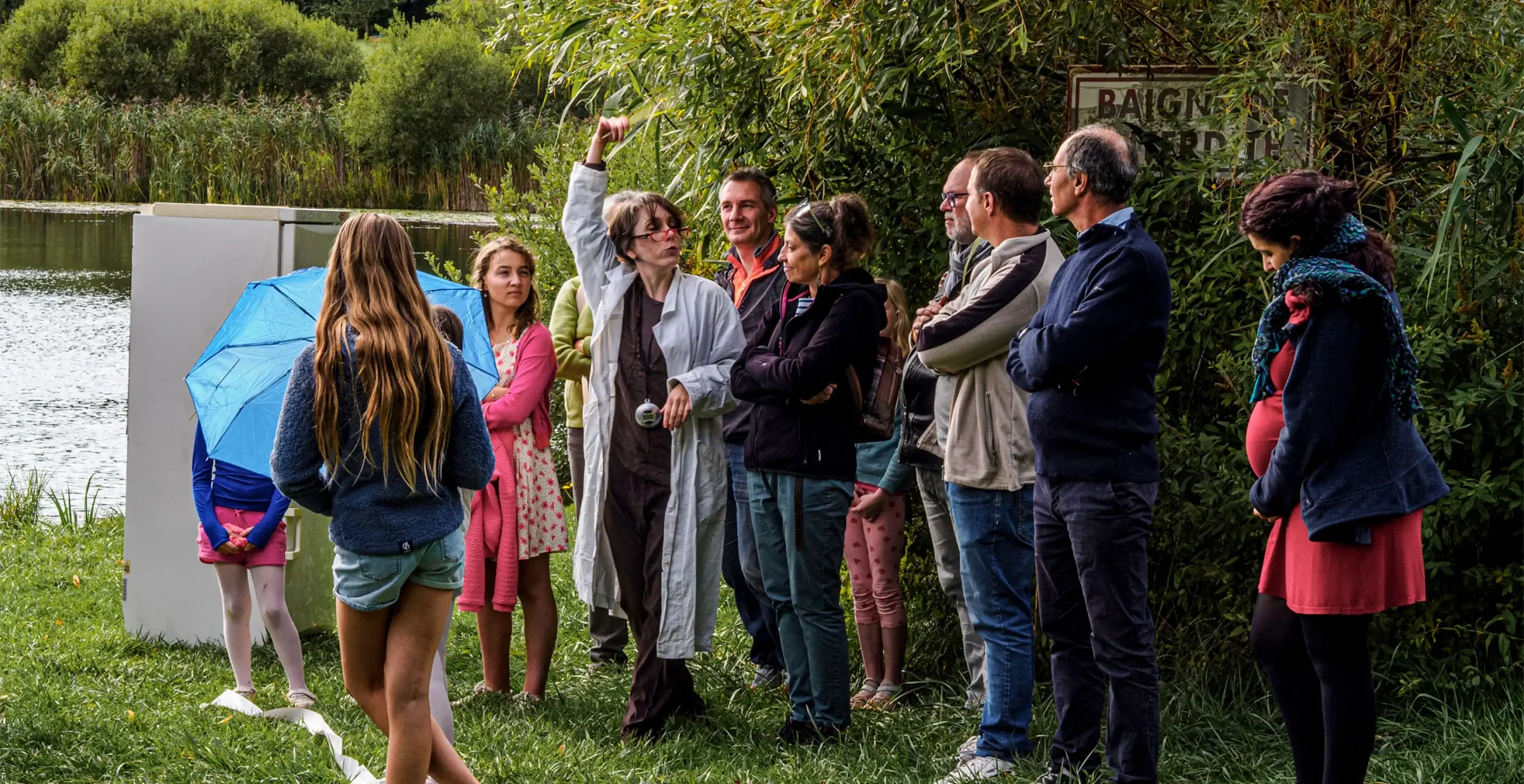 Maud Ardiet dans le commando de lutte contre le réchauffement climatique, spectacle créé par le Théâtre d'Anoukis