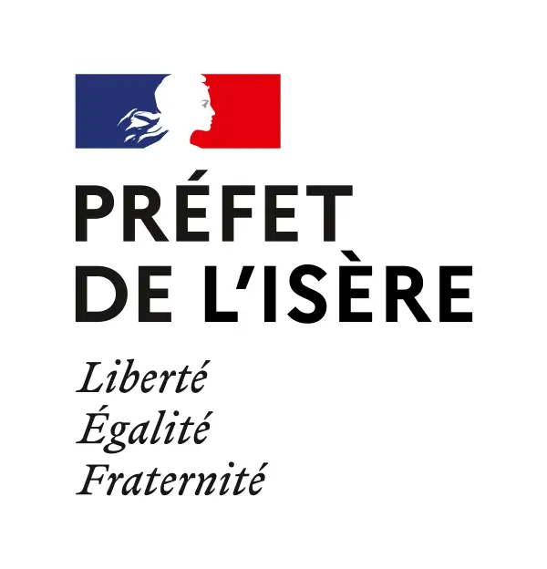 logo de la préfecture de l'Isère, soutien de la DRAC Isère